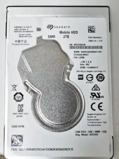 SEAGATE SGP-MX020UWH 外付けポータブルHDD 2TB - メルカリ