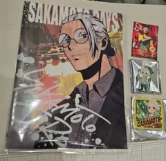 SAKAMOTO DAYS 坂本さんクリアファイルとアクキーとマスコット