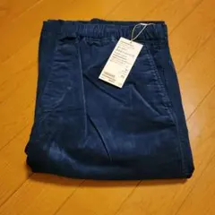 【新品・未使用】無印良品 イージーストレートパンツ ネイビー XL