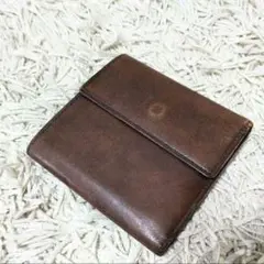 BURBERRY 三つ折り財布 がま口 ノバチェック レザー ブラウン - メルカリ