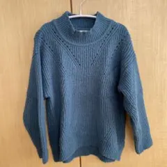 ブランシェス☆ ブルー ニット セーター XL140〜150