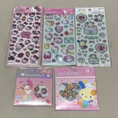 サンリオ シール おはじきシール ハローキティ ウサハナ マイメロディ
