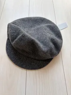 新品未使用品　グレー ベレー帽