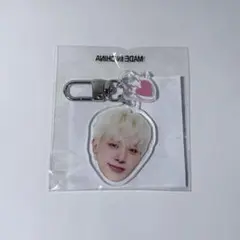 TREASURE PULSE ON カプセルトイ 顔アクキー ジョンファン(喜)