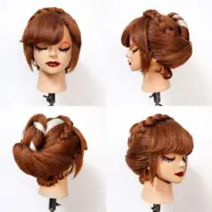 ☆dハロウィッグ☆アナ 戴冠式 ヘアアクセ付き イメージウィッグ