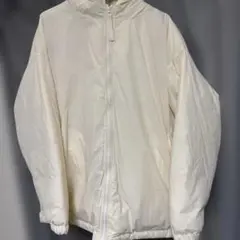 ムジラボ　ホワイト ダウンジャケット XL