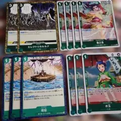 ワンピースカード】 緑ミホークデッキパーツ - メルカリ
