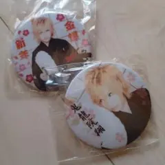 激レア ゴールデンボンバー 鬼龍院翔 缶バッチ ②