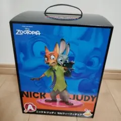 ズートピア　 ニック & ジュディ セルフィー　フィギュア　くじ