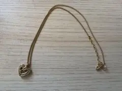Christian Dior ハート型ペンダント ネックレス