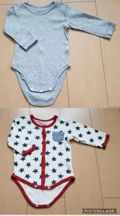 肌着　ロンパース　80,90サイズ　長袖