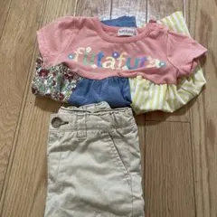 子ども服 2点セット Tシャツ パンツのサムネイル