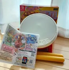 太鼓の達人 ドンダフルフェスティバル + コントローラー２台セット　中古 Nintendo Switch 【セット商品】太鼓の達人 ドンダフルフェスティバル
