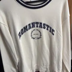 ROMANTASTIC スウェット トレーナー アイボリーのサムネイル