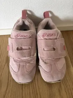 ASICS 17.5センチ ピンク スニーカー ベルクロ