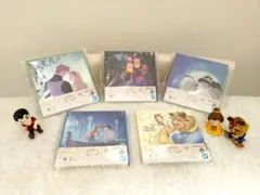 [新品.未開封] ディズニープリンセス ミニキャンバスボード 5枚セット