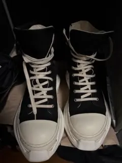 rick owens abstract 星刺繍　ハイカットスニーカー