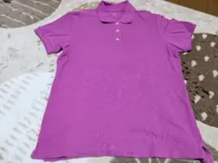 UNIQLO M 半袖ポロシャツ ピンク