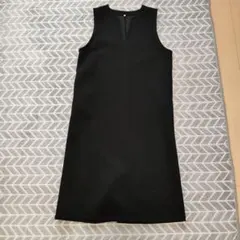 美品✨黒 ジャンパースカート 　　　　　ワンサイズ