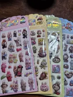 ラブブぷっくりシール4セット