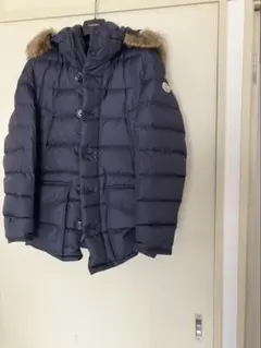 クリーニング済みMoncler ダウンジャケット cluny 2サイズ ネイビー