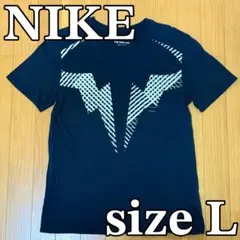 【値下げ】希少 NIKE ナイキ ナダルモデル テニス Tシャツ メンズL 黒