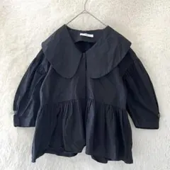 美品 fete フェテ キャンディブラウス ペプラム バルーンスリーブ 再販 