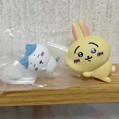 ちいかわ ハチワレ ガチャ スヤスヤ ますこっと2　うさぎ　フィギュア2個セット