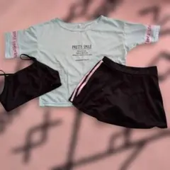 150cm 女の子 水着 3点セット