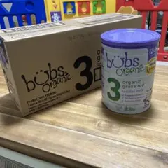 bubs organic 3 粉ミルク 12-36ヶ月 3缶セット