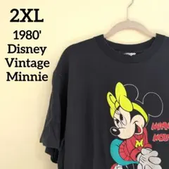 yuupon様専用1980'DisneyVintageミニーマウス蛍光イエローオ