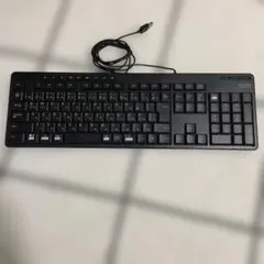 ELECOM 有線 テンキー付きキーボード TK-FCM114SKBK