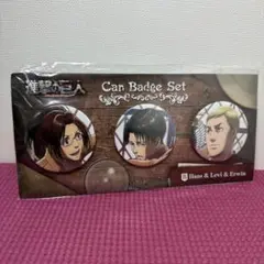 進撃の巨人 ハンジ リヴァイ スクエア缶バッジ セット ゅ - メルカリ
