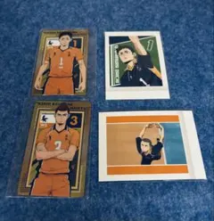 ハイキュー!! 烏野　澤村大地　東峰旭　田中龍之介　カード　まとめ売り
