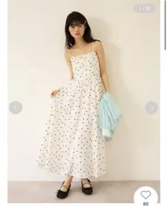 【新品タグ付】estella.k シャーリングキャミドレスドット柄 新品タグ付】estella.k シャーリングキャミドレスドット柄 - メルカリ