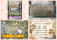 大好評♪モモンガオリジナルフード400g(200g×2)のサムネイル