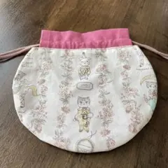ハンドメイドまんまる巾着
