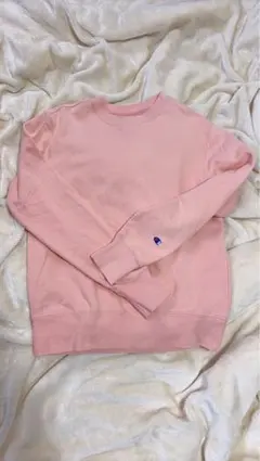 チャンピオン　スウェット　古着　サーモンピンク