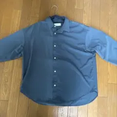 ユナイテッドアローズ グレー 長袖 ボタンシャツ