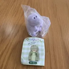 ワーリーフレンズ　フロッキーフィギュア　パプリー　紫