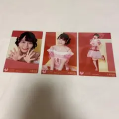 田口愛佳 AKB48 メンバーリクエスト 憧れの衣装 生写真 3種コンプ