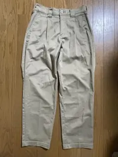 Dickies タック入りチノパン ベージュ W30 DKB002