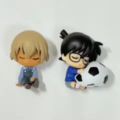 名探偵コナン　【江戸川コナン】と【安室透】マスコット　フィギュア　２個セット