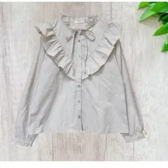 ☆COLZA コルザ (S) フリルブラウス シャツ リボン ハニーズ 美品