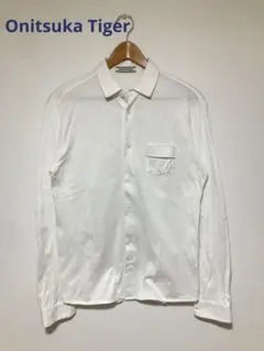 【Onitsuka Tiger】ホワイト長袖シャツ