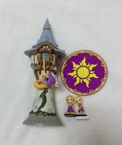ラプンツェルの塔ライト コースター ミニフィギュアセット