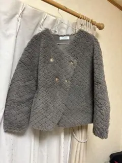 ボア フリース ブラック