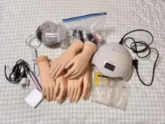 ネイルハンド　ネイルライト　検定セット　ネイルチップ