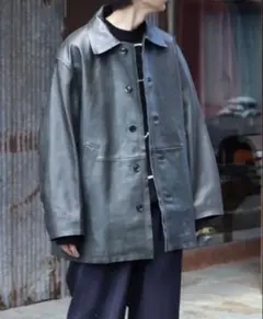 XS】YOKE Cut-Off Leather Car Coat 常田 大希 - メルカリ