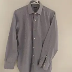 BARBA Napoli ドレスシャツ グレー ギンガムチェック 38のサムネイル